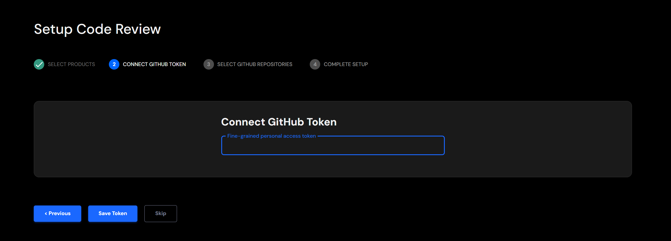 Connect GitHub Token