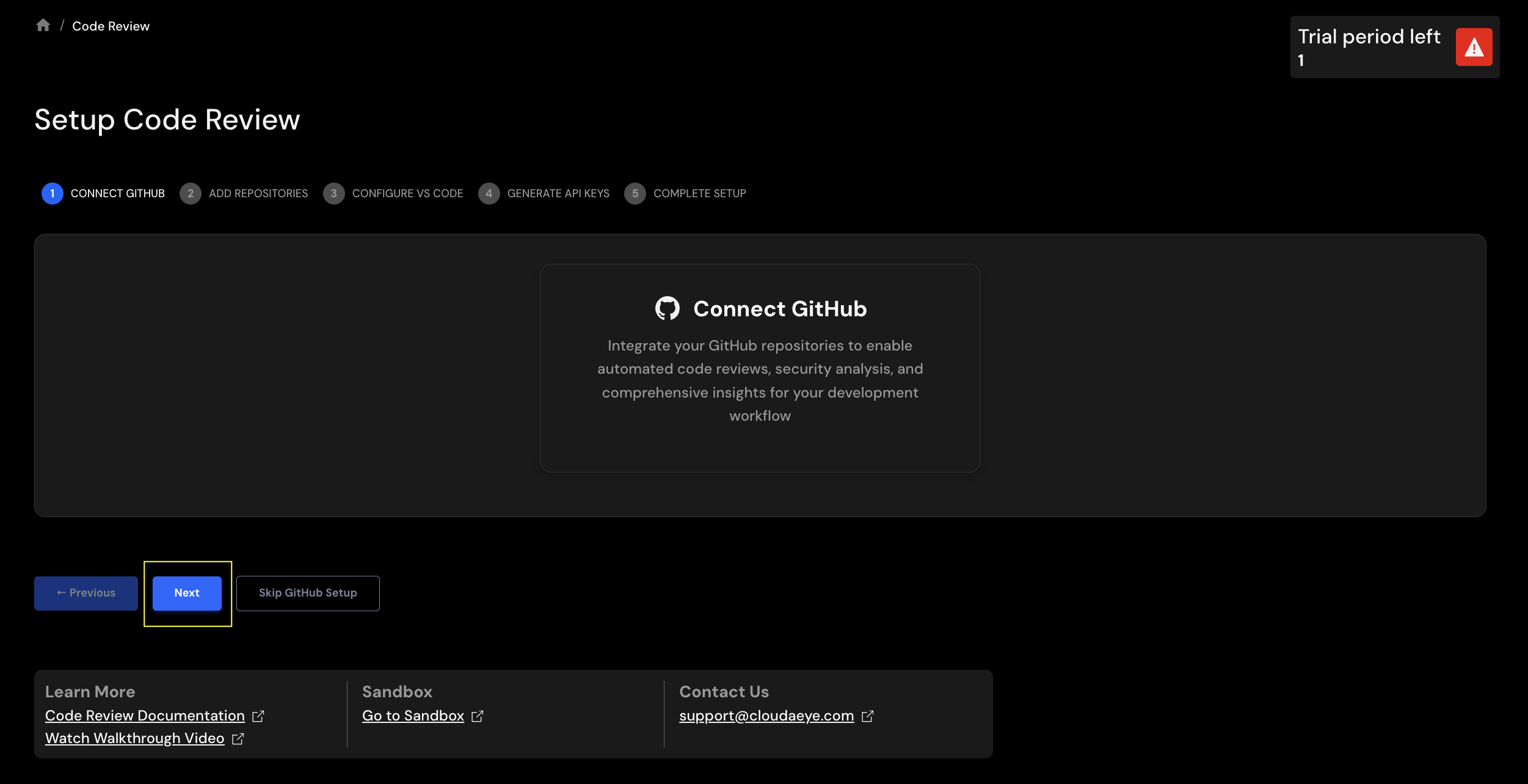 GitHub App Setup