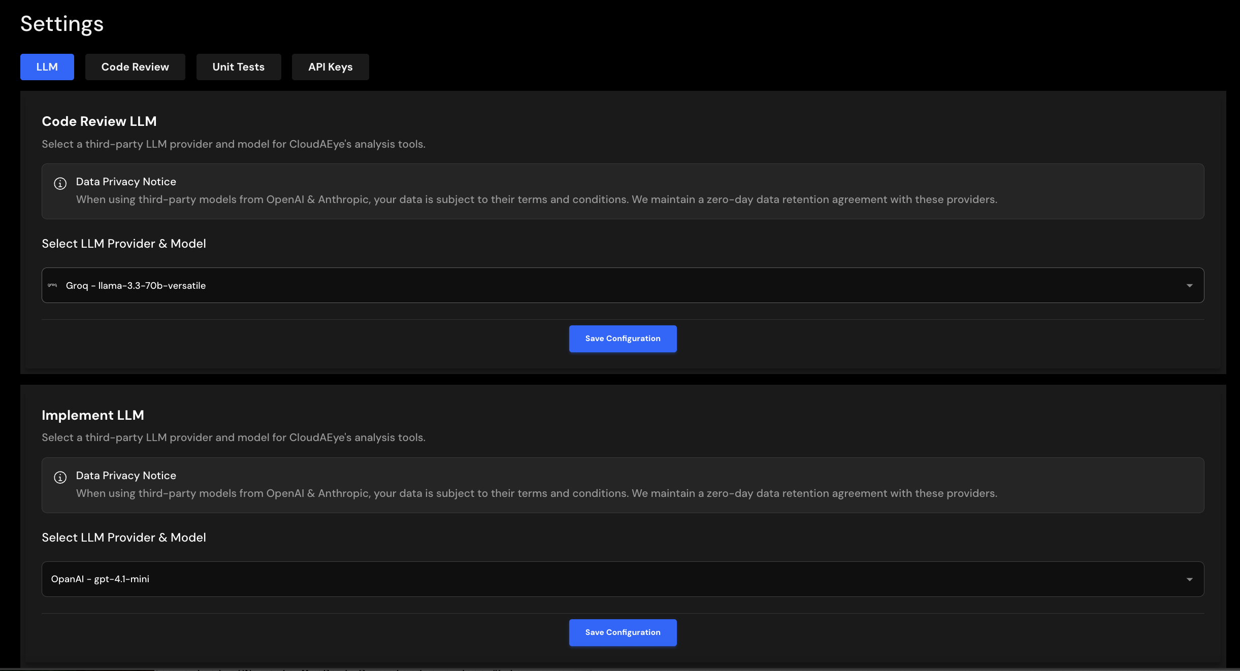 Code Review - LLM Model