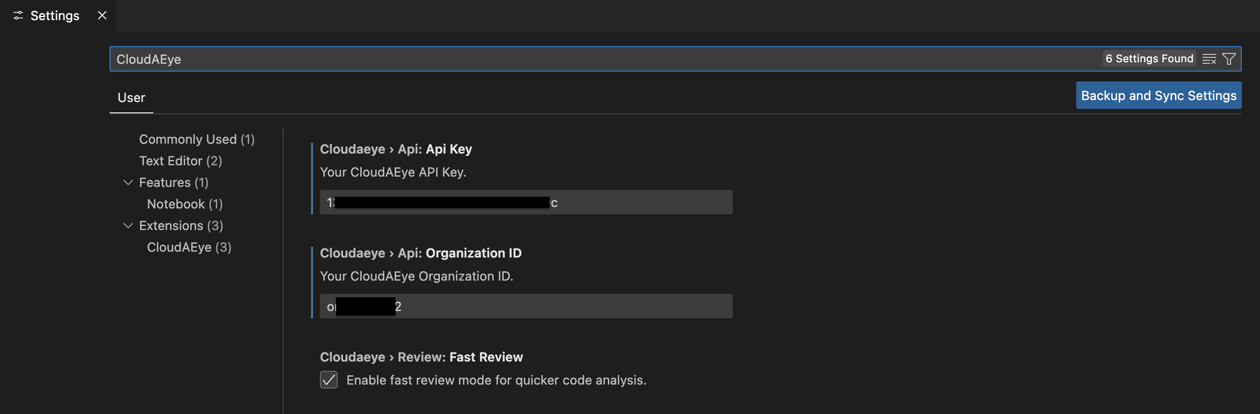 VS Code Settings