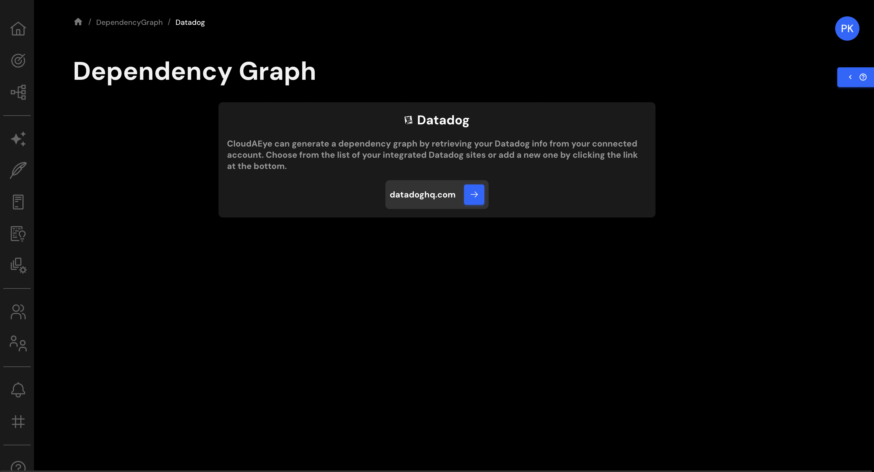 RCA Dependency Graph Datadog