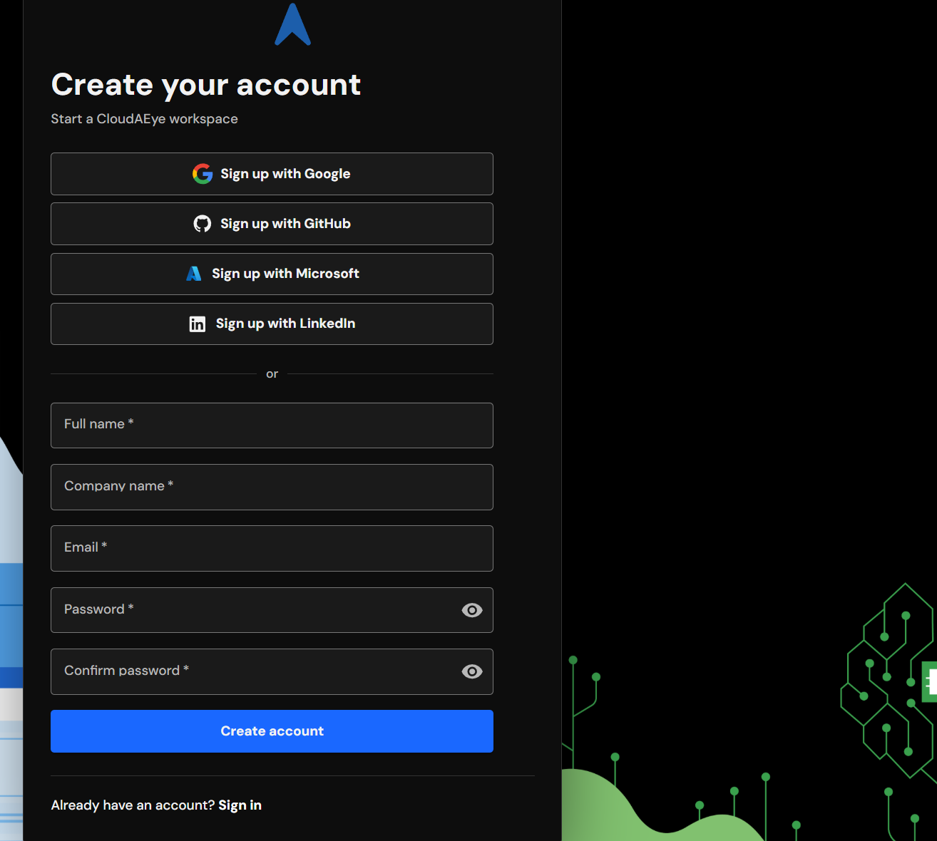 Signup